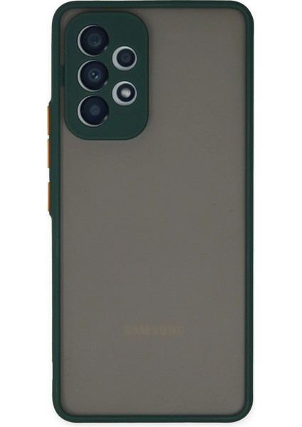 Samsung Galaxy A73 5g Kılıf Montreal Silikon Kapak - Yeşil Zrnet