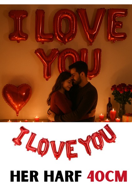 10 Adet Kalpli Balon 10 Adet Kalpli Mum Gül Kurusu I Love You Folyo Balon Sevgili Özel Gün Doğum Günü modelleri