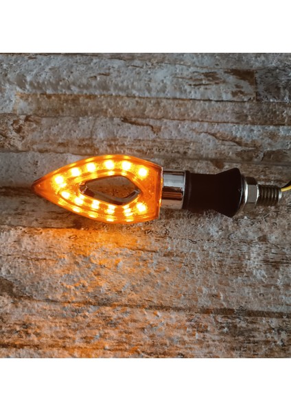 LED Sinyal Işık Rengi Turuncu 2'li Nikel indirimleri