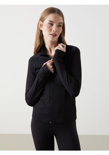 Xsıde Actıve Dik Yaka Kadın Fermuarlı Sweatshirt (S5)