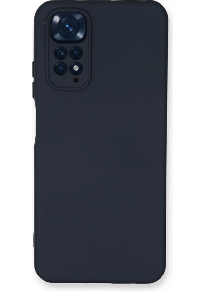 Xiaomi Redmi Note 11 Kılıf Nano Içi Kadife Silikon - Lacivert Zrnet