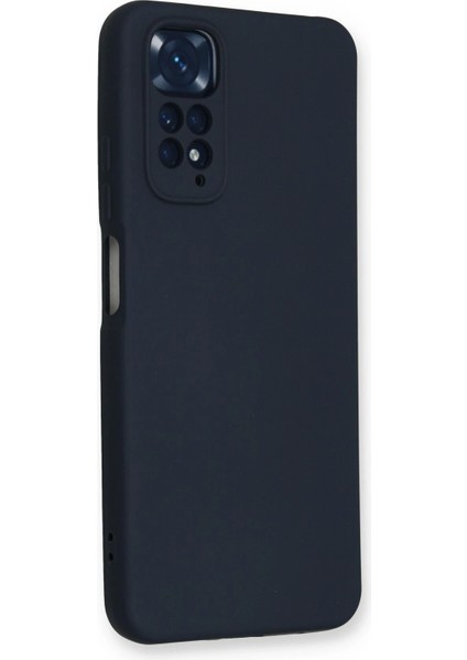 Xiaomi Redmi Note 11 Kılıf Nano Içi Kadife Silikon - Lacivert Zrnet