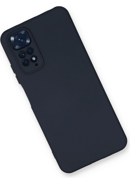 Xiaomi Redmi Note 11 Kılıf Nano Içi Kadife Silikon - Lacivert Zrnet