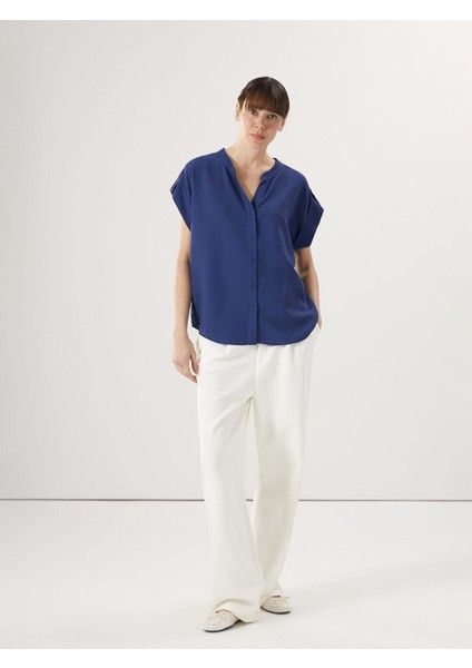 Lcwaıkıkı Classic Kaçık Yaka Oversize Kadın Bluz (S5) fiyatları