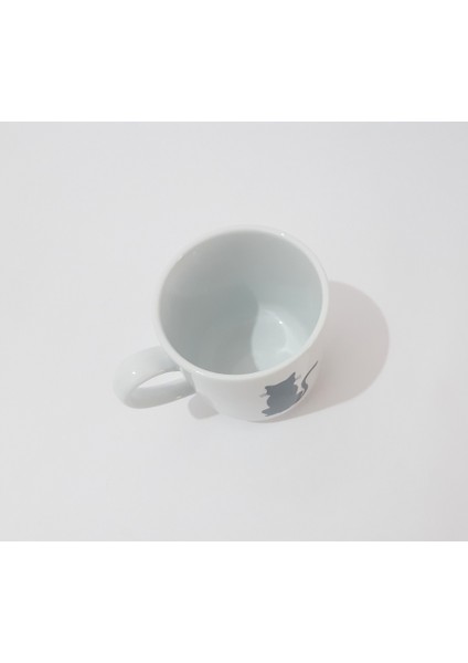 350 ml Çay Kahve Su Kupası Kedi Desenli Porselen Kupa