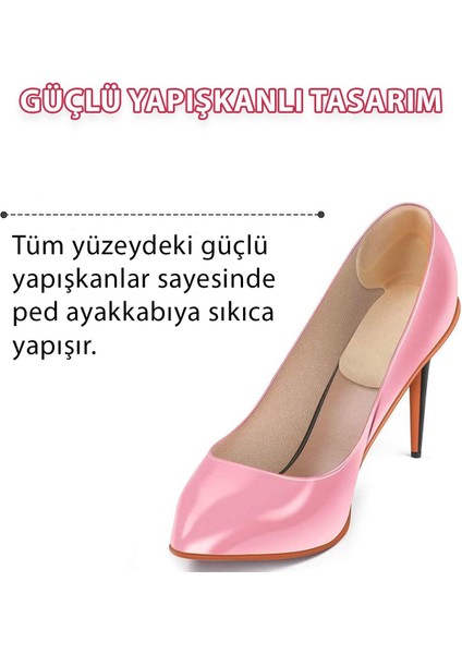 Ayakkabı Vurma Önleyici Ped 1 Çift Bandı Ortopedik Tabanlık Silikon Çorap Kese