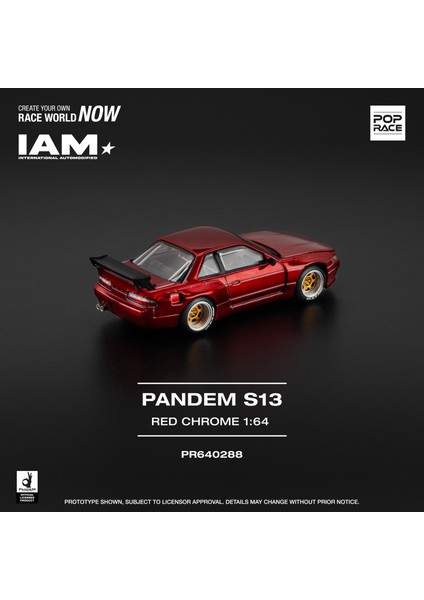 1/64 Pandem S13 - Kırmızı Krom