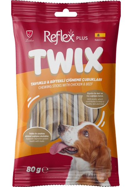 Twix / Tavuklu & Biftekli Çiğneme Çubukları Yetişkin Köpek Ödül Maması