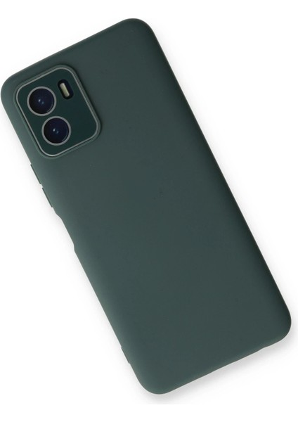 Vivo Y15S Kılıf Lansman Glass Kapak - Koyu Yeşil Zrnet fiyatları