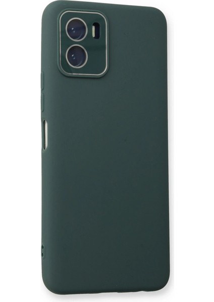 Vivo Y15S Kılıf Lansman Glass Kapak - Koyu Yeşil Zrnet modelleri