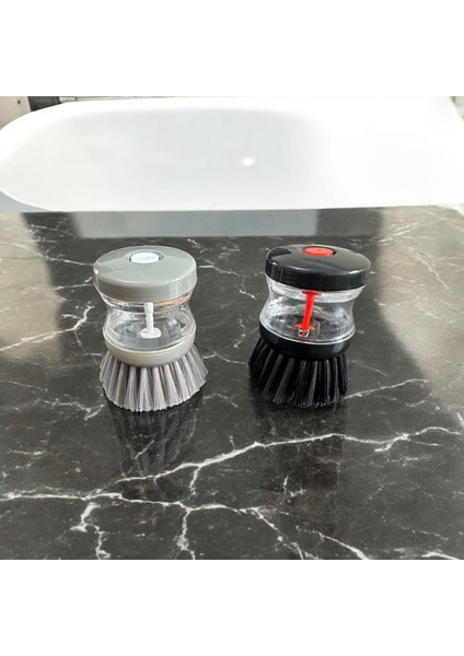 Deterjan Hazneli Bulaşık Yıkama Fırçası (2'li Set)