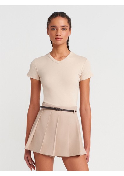 31673 Dilvin V Yaka T-Shirt