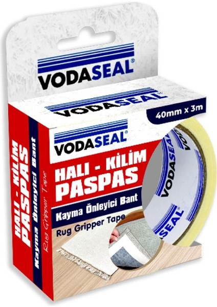 Hsyn Vodaseal Halı Kayma Önleyici Bant 40 mm 3 Metre Akdenizpos Yeni