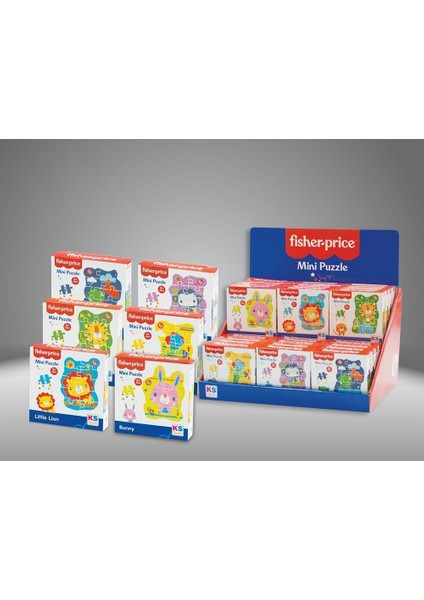Hsyn 13422 Fi̇sher Pri̇ce Mi̇ni̇ Puzzle Di̇splay -Ks Akdenizpos Yeni