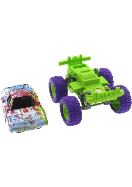 Die Cast Batik Desenli Mor Teker Araba