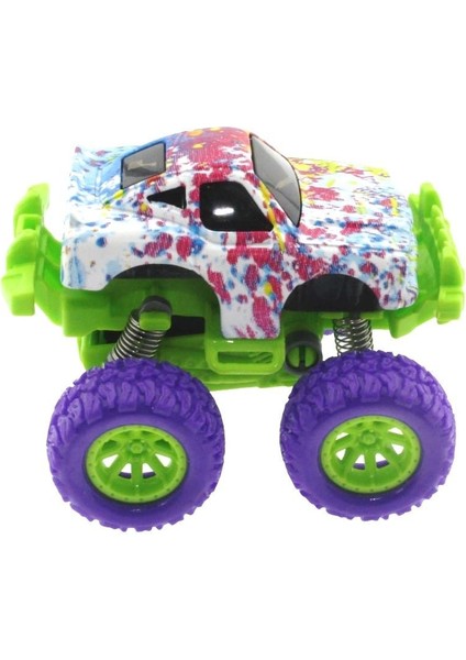 Die Cast Batik Desenli Mor Teker Araba