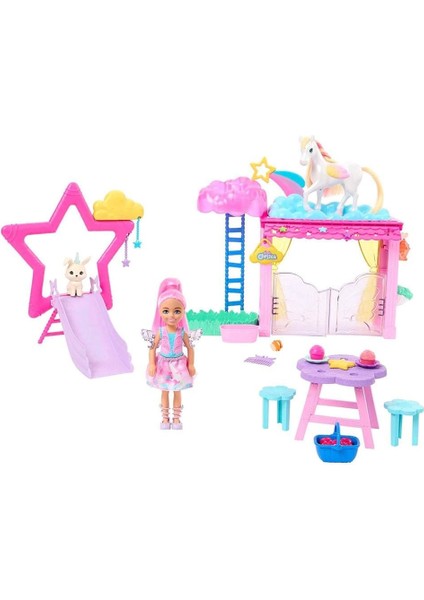 Hsyn Barbie A Touch Of Magic Chelsea ve Pegasus Oyun Seti HNT67 Akdenizpos Yeni