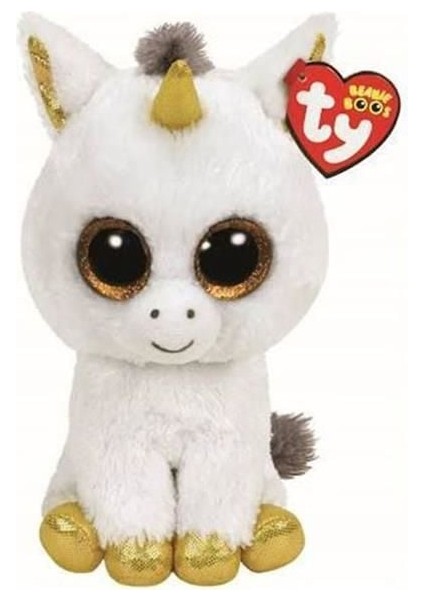 Ty Beanie Pegasus The White Unicorn 15cm