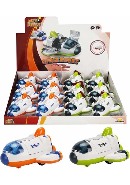 Maxx Wheels Astronotlu Sürtmeli Uzay Mekiği