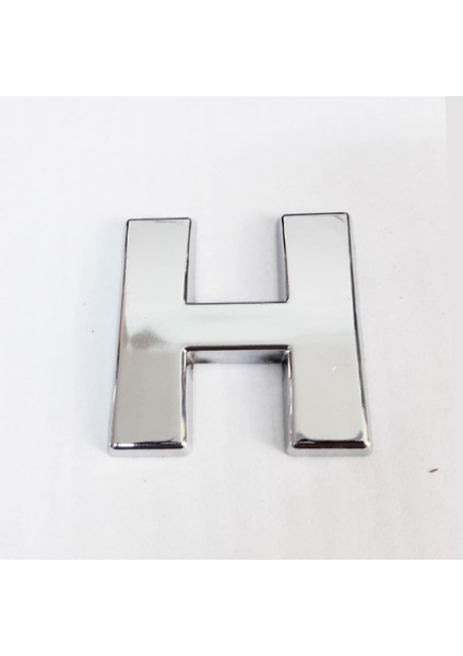 Hsyn Cemax H Harfi 3,75 cm Krom Yapışkanlı Akdenizpos Yeni