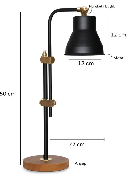 Else Retro Style Çalışma Masa Lambası AYD-3108