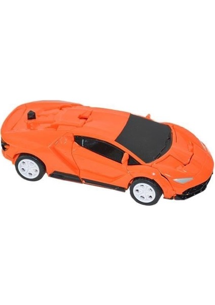 Lamborgini - Robot Dönüşen Araba - 668-2 - Turuncu