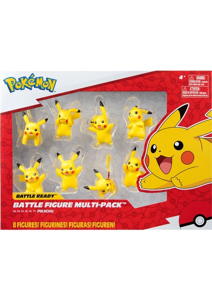 Battle 8'li Figür Seti Pikachu