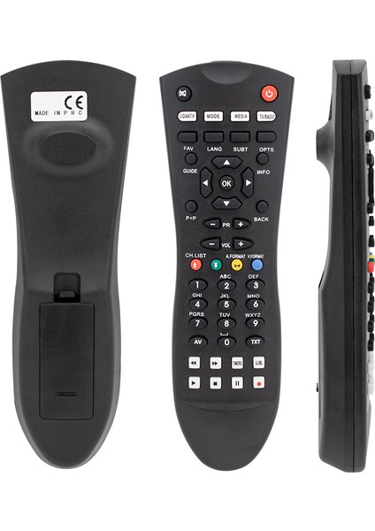 Hsyn Herz Digiturk Plus 8002 Uydu Si̇yah Oval Kumanda (4172) Akdenizpos Yeni