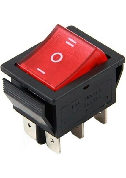 Hsyn Tekli Soba Anahtarı 6 Pin Geniş Işıklı (On-Off) IC-105 Akdenizpos Yeni