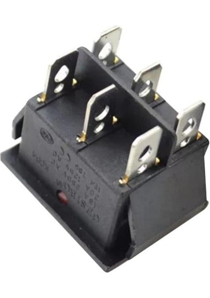 Hsyn Tekli Soba Anahtarı 6 Pin Geniş Işıklı (On-Off) IC-105 Akdenizpos Yeni
