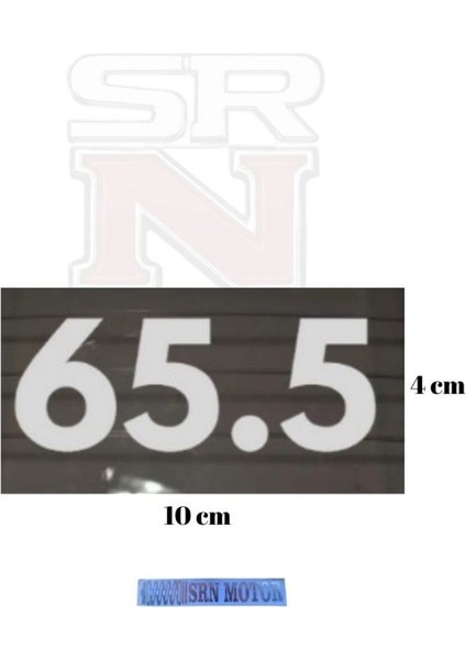 Cg Çita 65.5 Nikel Sticker Yapıştırma 1 Adet ( 10X4 Cm)