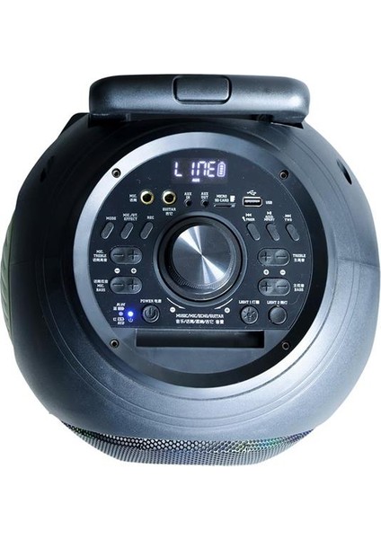 Hsyn SL-2012 El Mikrofonlu Kumandalı Usb, Sd ve Bluetooth Taşınabilir Hoparlör Akdenizpos Yeni