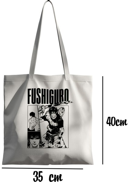 Jujutsu Kaisen Toji Fushiguro Bez Çanta 35X40CM - Anime Çanta - Tote Bag fiyatları
