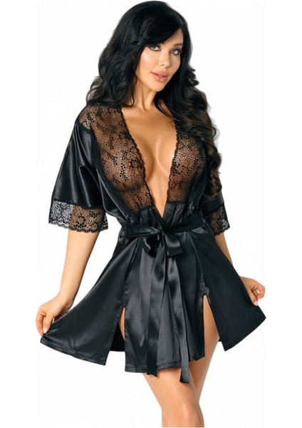 Modern Elegant Dikkat Çekici Jartiyer Gecelik Kombin Set