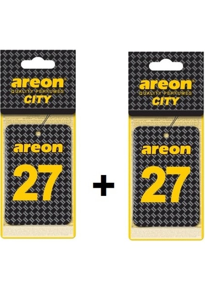 Areon 27 Vanilla Black Oto Araç Kokusu (2li )