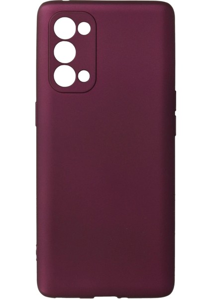 Reno 5 Kılıf First Silikon - Mürdüm Zrnet