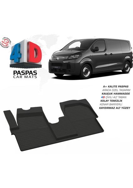 Toyota Proace Cargo 4d Havuzlu Paspas 2025 Model ve Sonrası