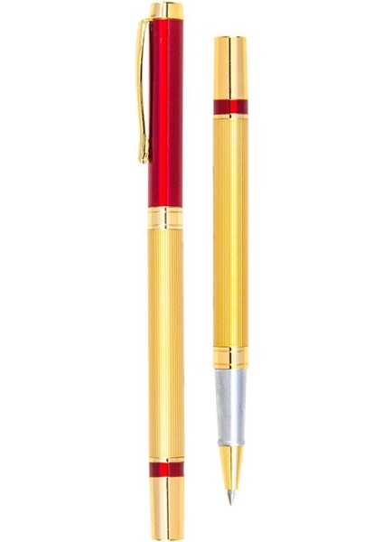 Kırmızı Metal Roller Kalem