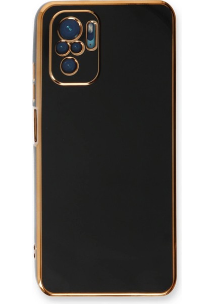 Xiaomi Redmi Note 10 Kılıf Volet Silikon - Siyah Zrnet