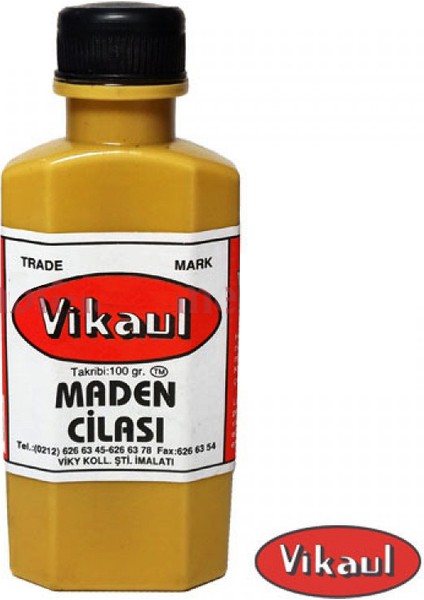 Vikaul Metal Parlatıcı - Maden Cilası, Kavil 100 gr
