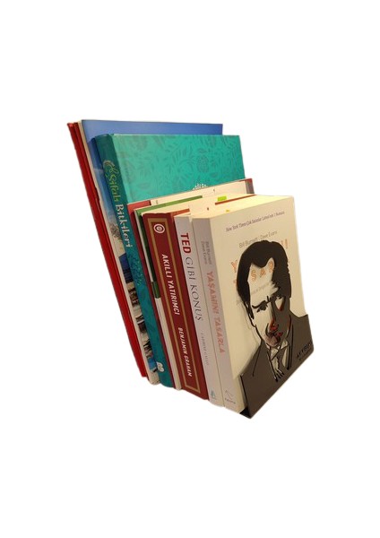 Dekoratif Kitap Tutucu Atatürk Büst Temalı