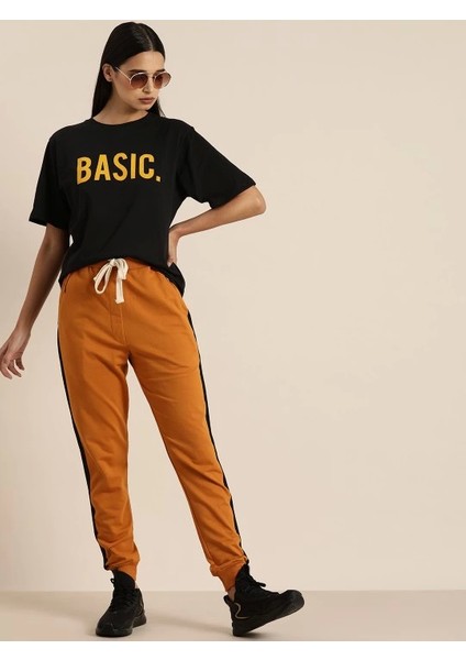 Grip&hug Baskılı T-Shirt - Siyah