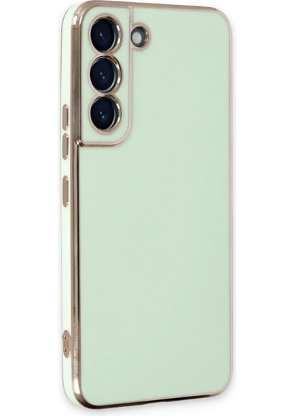 Samsung Galaxy S22 Plus Kılıf Volet Silikon - Açık Yeşil Zrnet