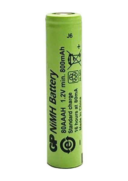 Hsyn Gp 80AAAH 1.2V 800MAH Düz Kafa Şarjli Aaa Ince Kalem Pi̇l (4172) Akdenizpos Yeni