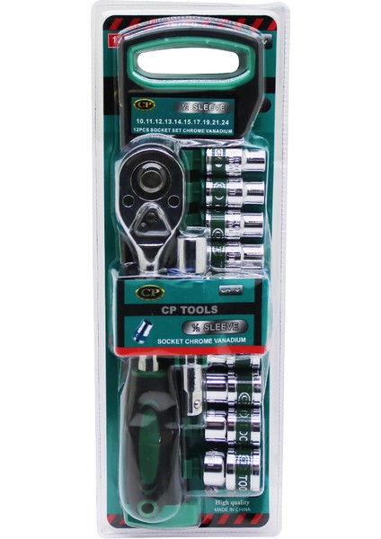 Hsyn Cr-V Socket Set 12 Parça 1/2 Inç Vakumlu Lokma Seti̇ (4172) Akdenizpos Yeni