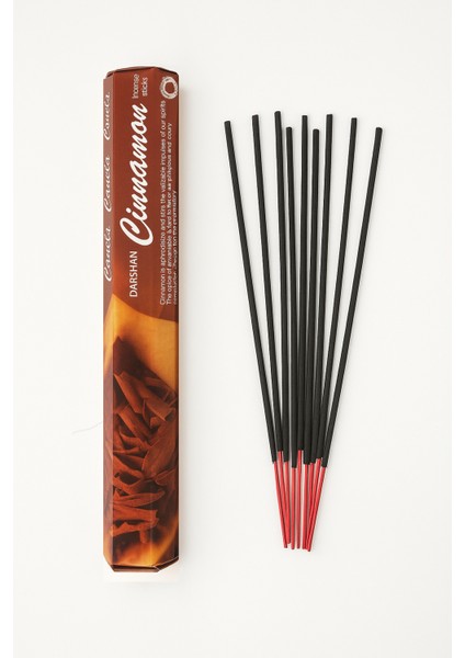 Doğal Tarçın Aromalı Çubuk Tütsü | Cinnamon Incense Sticks 20'li Paket