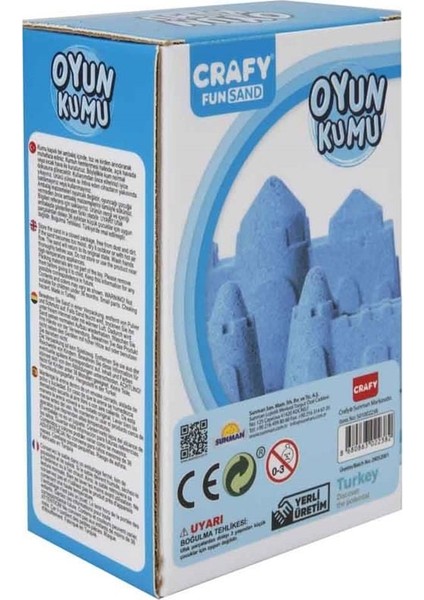Oyun Kumu 500gr Mavi̇ sun