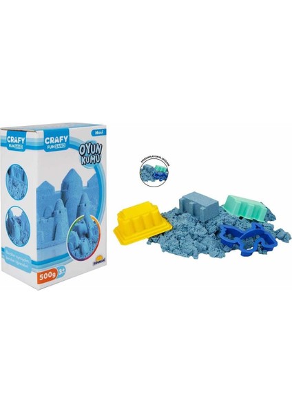 Oyun Kumu 500gr Mavi̇ sun