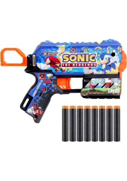 Kampanya Estevia X-Shot Skins Sonic Dart Fırlatıcı 8 Dartlı Yeni!!!