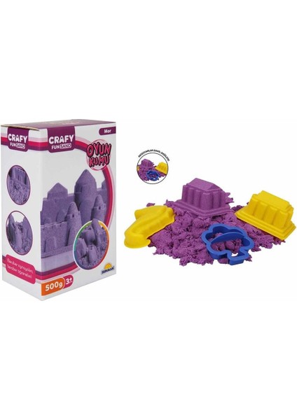 S00002235 Oyun Kumu 500gr Mor sun